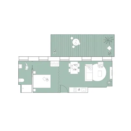 Hotel apartamentowy El Faro Unkempt - Tazones Villar (Oles)