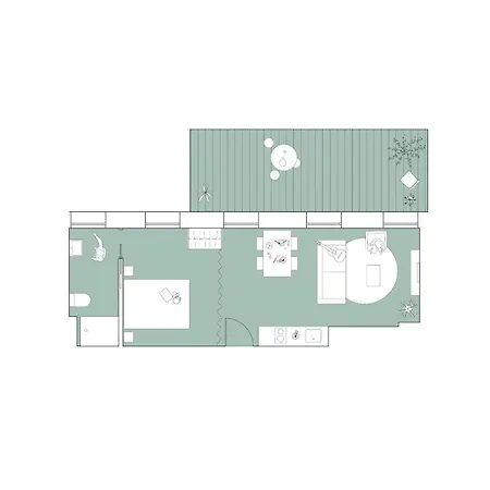 Appartement El Faro Unkempt - Tazones Villar (Oles)